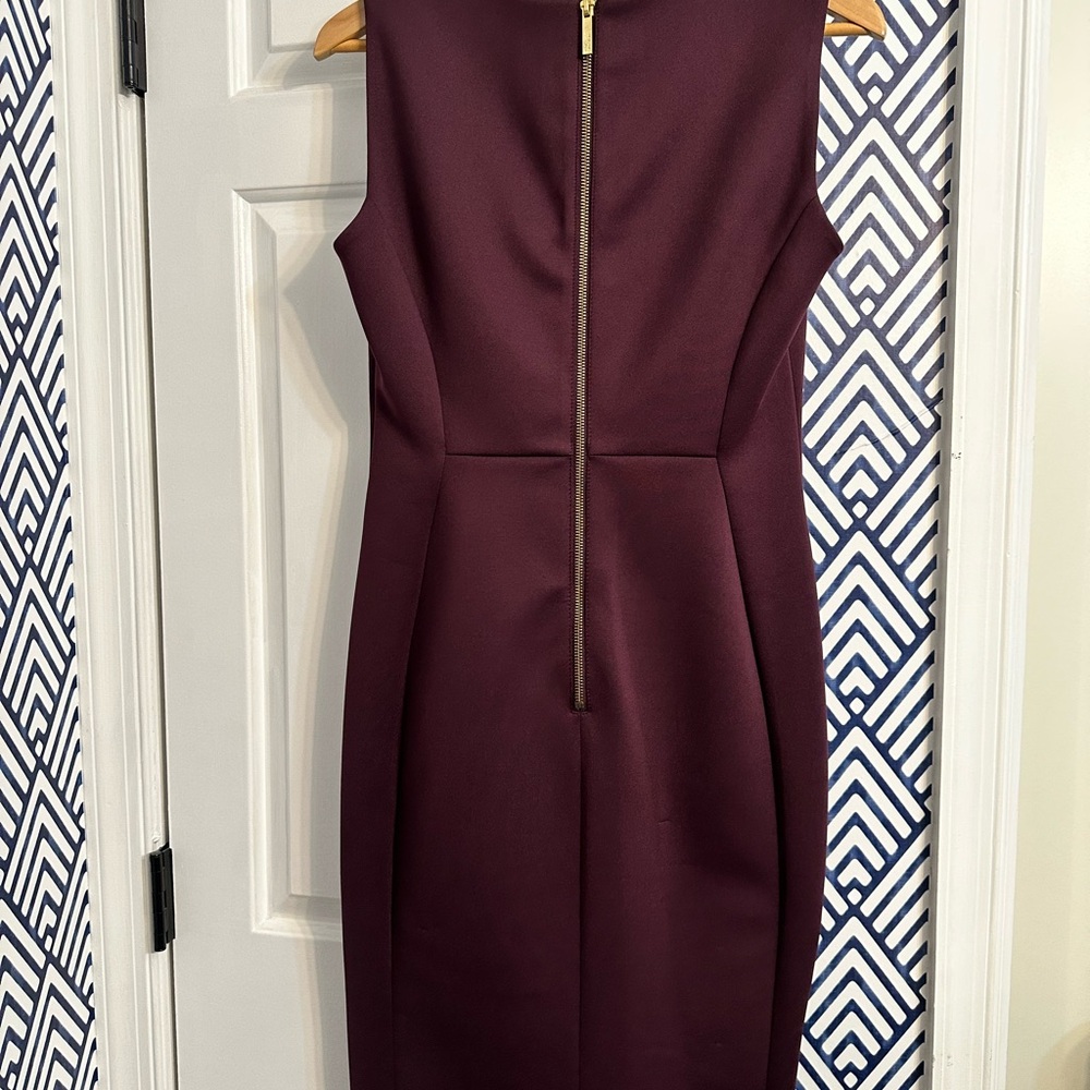 Calvin Klein Deep Purple Mini Dress - Picture 2 of 5